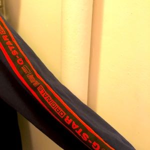 Men’s G-Star Raw Blue and Orange Pullover Hoodie